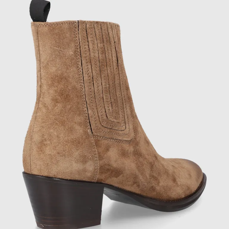 EN AVANT Damen Chelsea Boots 702-01 Veloursleder