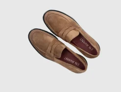EN AVANT Damen Loafer 529-01 Veloursleder