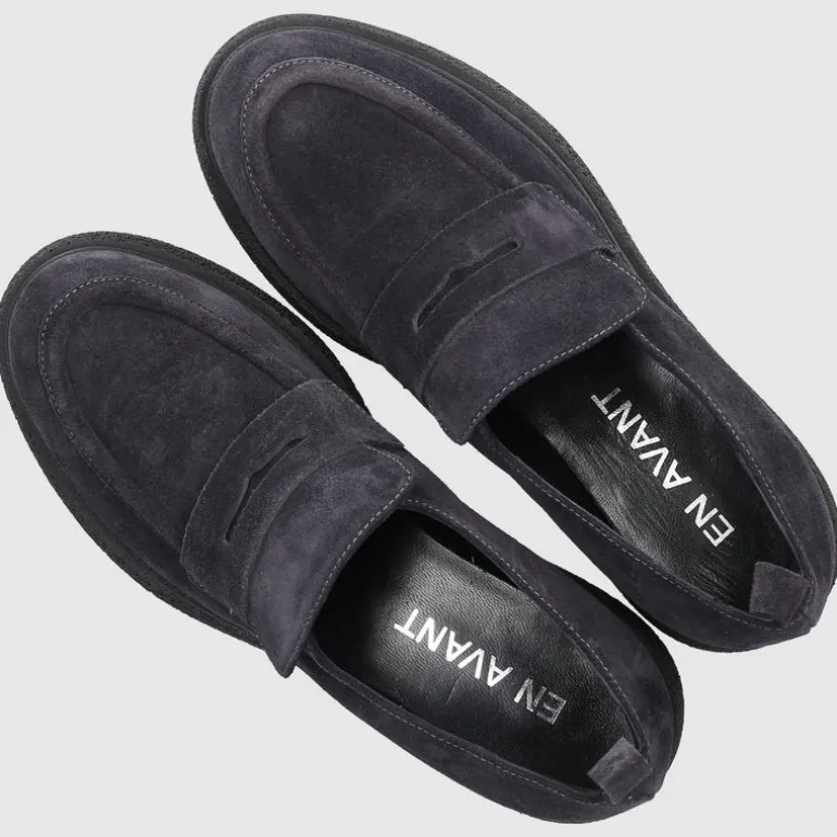 EN AVANT Damen Loafer C173 Veloursleder