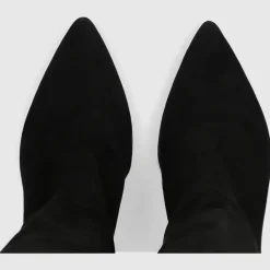 EN AVANT Damen Stiefel ST1676 Veloursleder schwarz