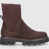 EN AVANT Damen Stiefeletten C102 Veloursleder