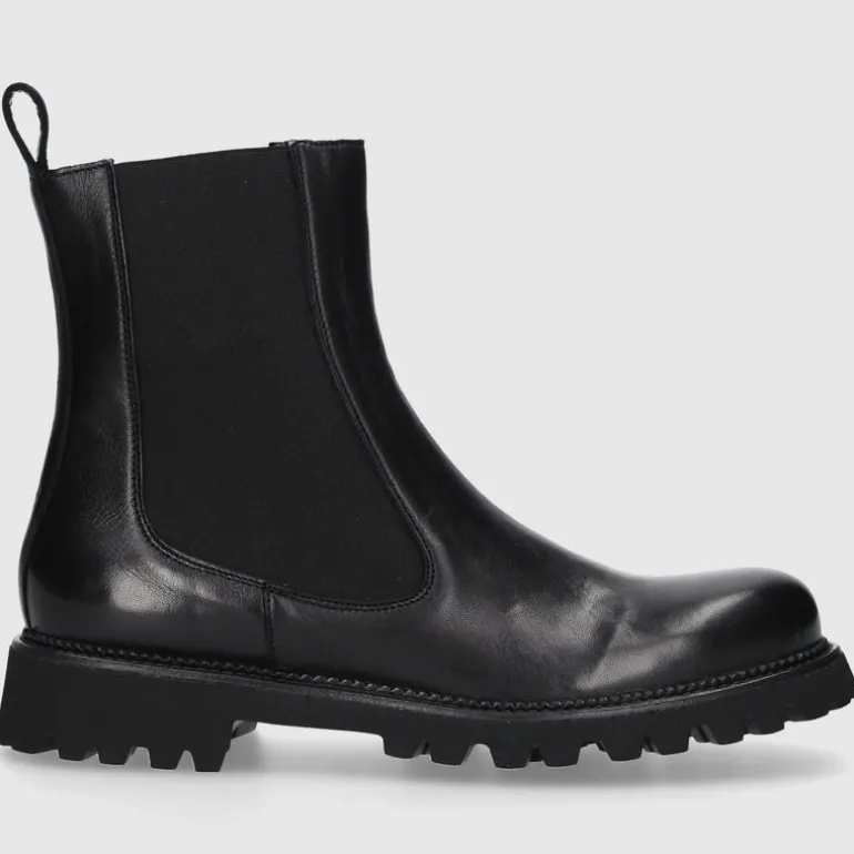 EN AVANT Damen Stiefeletten GLAMOUR Kalbsleder schwarz