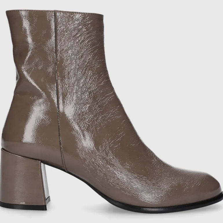 EN AVANT Damen Stiefeletten TR2435 Nappalackleder taupe