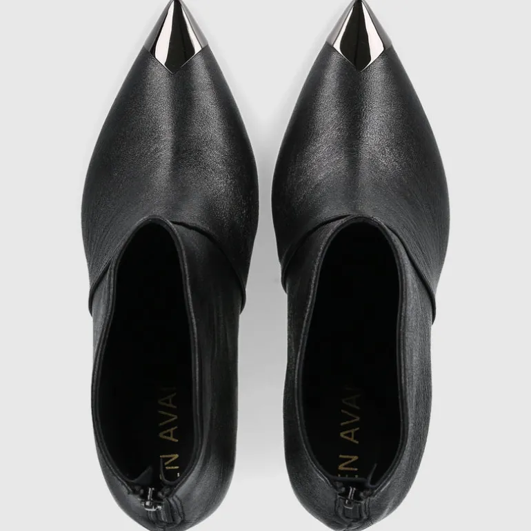 EN AVANT Damen Stiefeletten TR2422 Kalbsleder schwarz