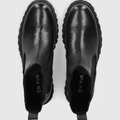 EN AVANT Damen Stiefeletten GLAMOUR Kalbsleder schwarz