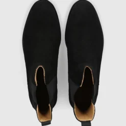 EN AVANT Damen Stiefeletten D0600003-311 Veloursleder schwarz