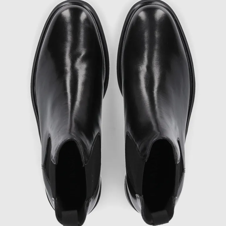 EN AVANT Damen Stiefeletten 721-27 Kalbsleder schwarz