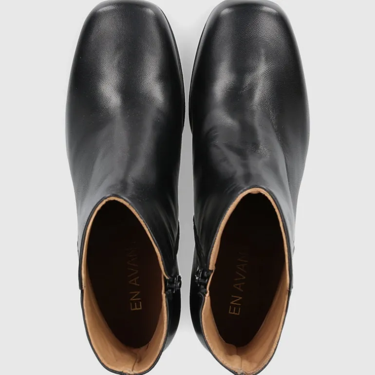 EN AVANT Damen Stiefeletten TL68 Kalbsleder schwarz