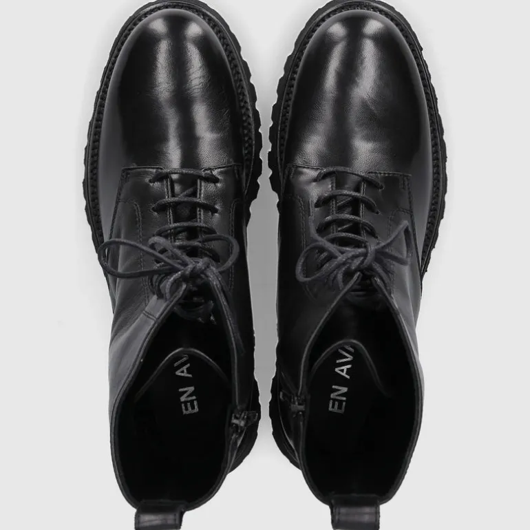 EN AVANT Damen Stiefeletten GLAMOUR Kalbsleder schwarz