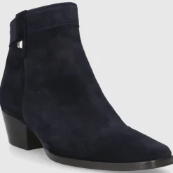 EN AVANT Damen Stiefeletten TR2409 Veloursleder blau