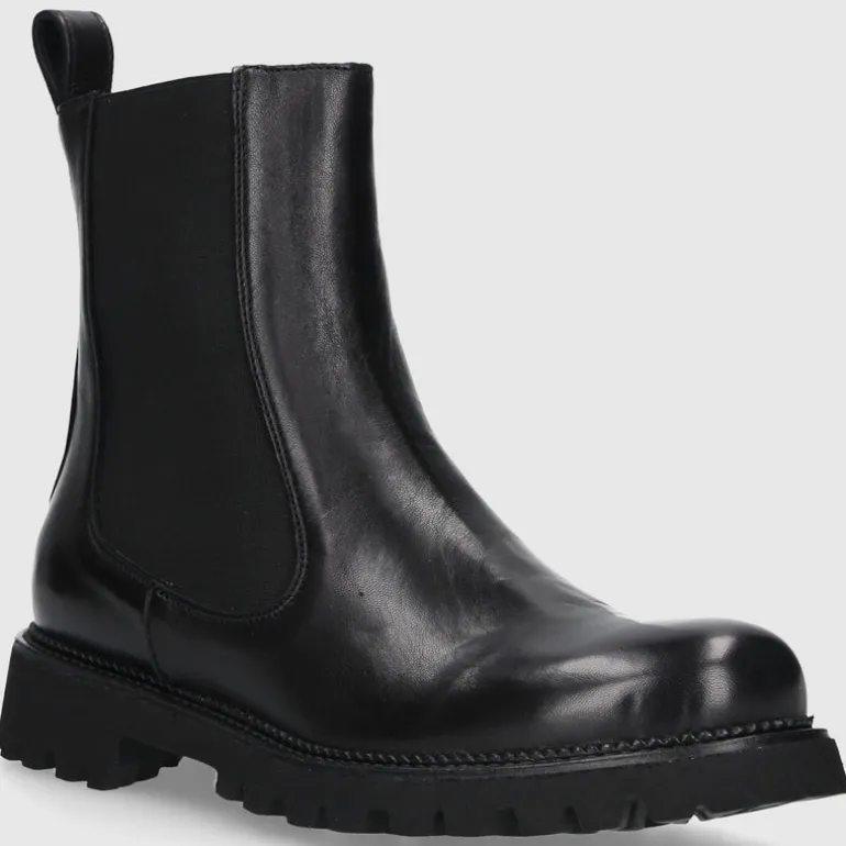EN AVANT Damen Stiefeletten GLAMOUR Kalbsleder schwarz