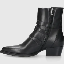 EN AVANT Damen Stiefeletten 3501 Kalbsleder schwarz