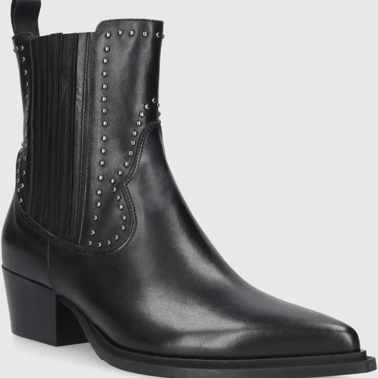 EN AVANT Damen Stiefeletten 3504 Kalbsleder schwarz