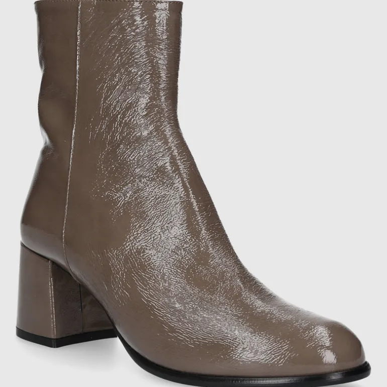EN AVANT Damen Stiefeletten TR2435 Nappalackleder taupe