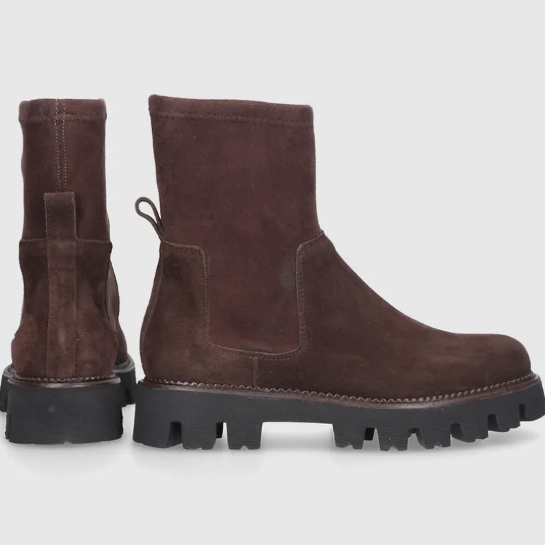 EN AVANT Damen Stiefeletten C102 Veloursleder