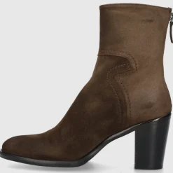 EN AVANT Damen Stiefeletten 706-03 Wildleder braun