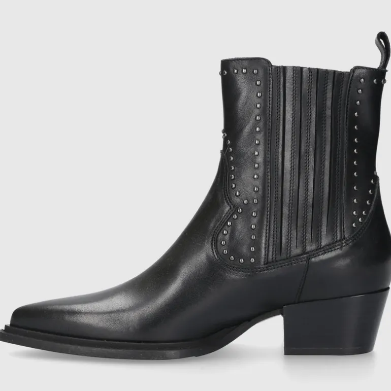 EN AVANT Damen Stiefeletten 3504 Kalbsleder schwarz