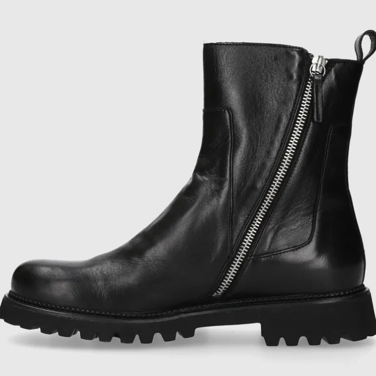 EN AVANT Damen Stiefeletten C176 Kalbsleder schwarz