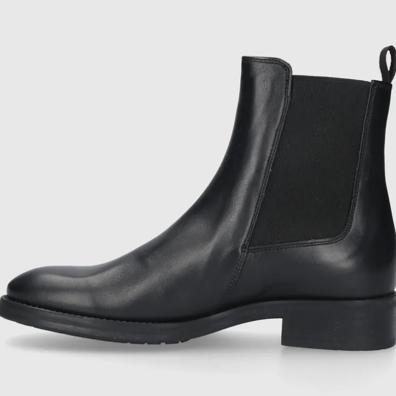 EN AVANT Damen Stiefeletten 599-17 Kalbsleder schwarz