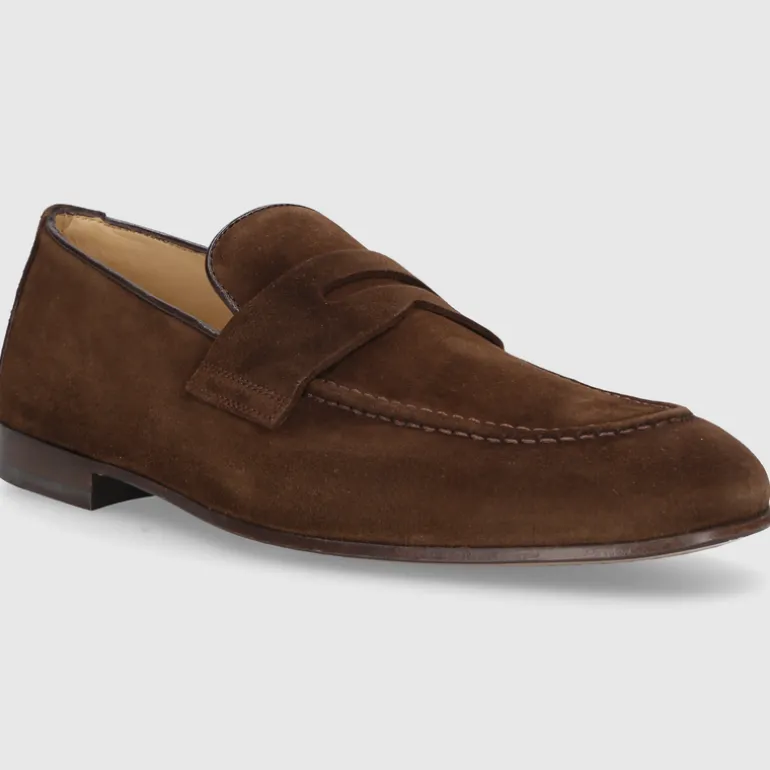 EN AVANT Herren MOKKASIN 464 DK-BRAUN