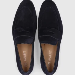 EN AVANT Herren MOKKASIN 464 DK-BLAU