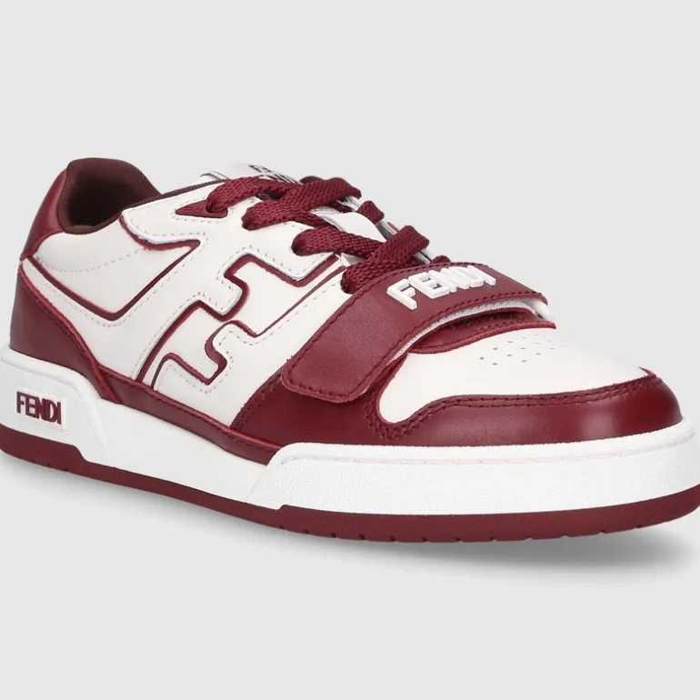 FENDI Damen Sneaker low MATCH Kalbsleder weiß-kombi