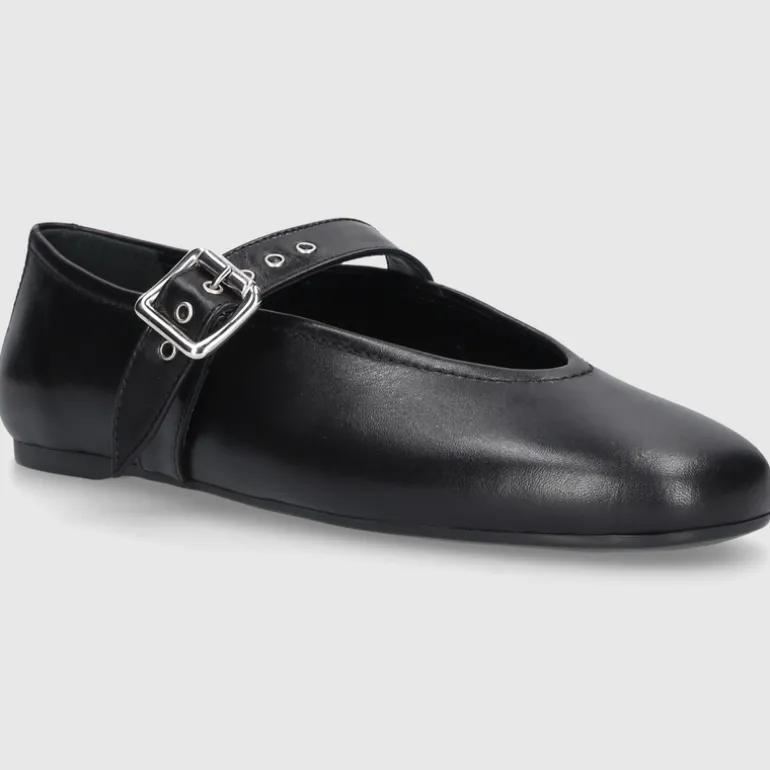 Guglielmo Rotta Damen BALLERINA 5263 SCHWARZ