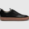 Heinrich Dinkelacker Herren Turin Sneaker T - Schwarz