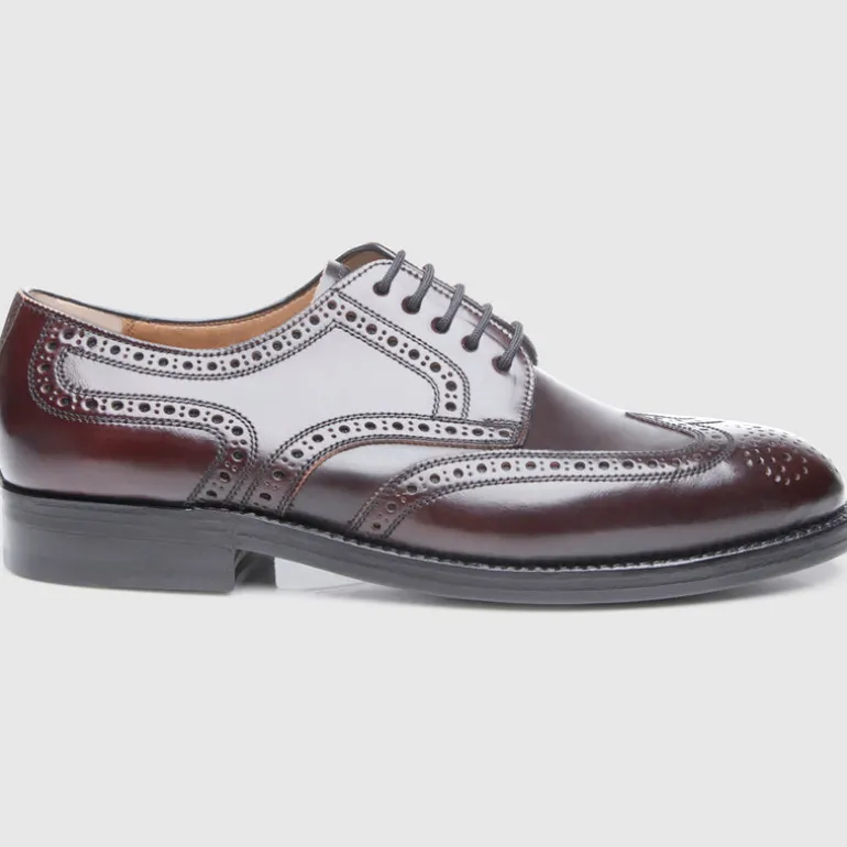 Heinrich Dinkelacker Herren London Full-Brogue C - Oxblood
