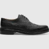 Heinrich Dinkelacker Herren Buda Full Brogue SG - Schwarz