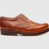 Heinrich Dinkelacker Herren Rio Full-Brogue TC - Cognac