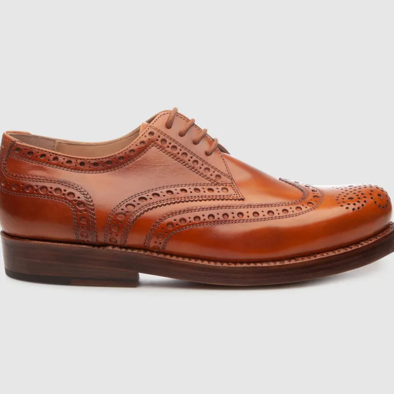Heinrich Dinkelacker Herren Rio Full-Brogue TC - Cognac