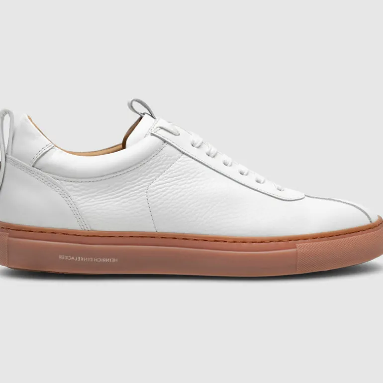 Heinrich Dinkelacker Herren Turin Sneaker T - Weiß