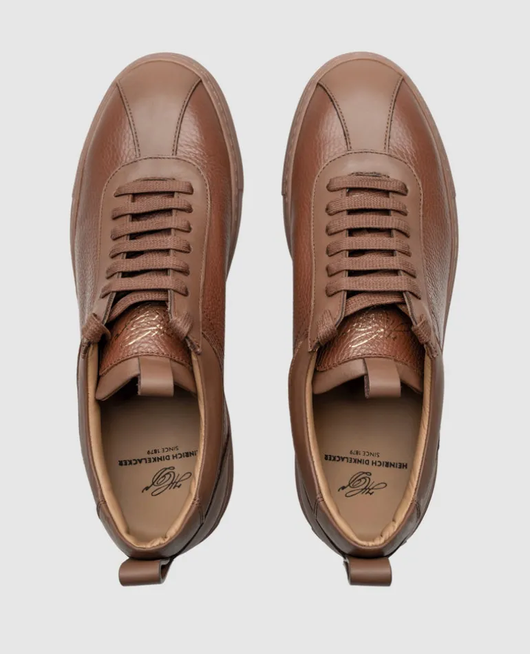 Heinrich Dinkelacker Herren Turin Sneaker T - Braun