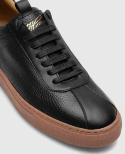 Heinrich Dinkelacker Herren Turin Sneaker T - Schwarz