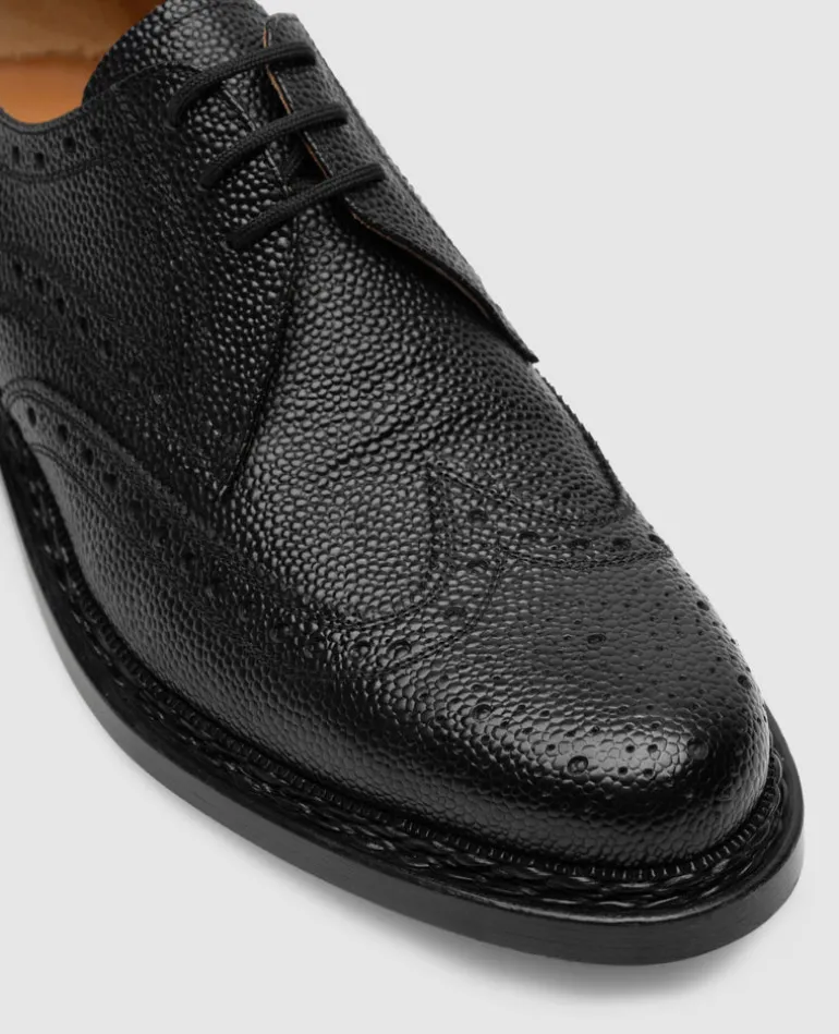 Heinrich Dinkelacker Herren Buda Full Brogue SG - Schwarz