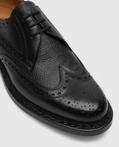 Heinrich Dinkelacker Herren Buda Full Brogue SG - Schwarz