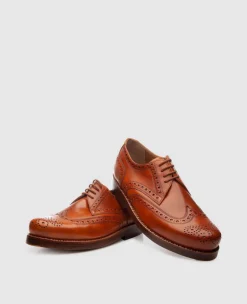 Heinrich Dinkelacker Herren Rio Full-Brogue TC - Cognac