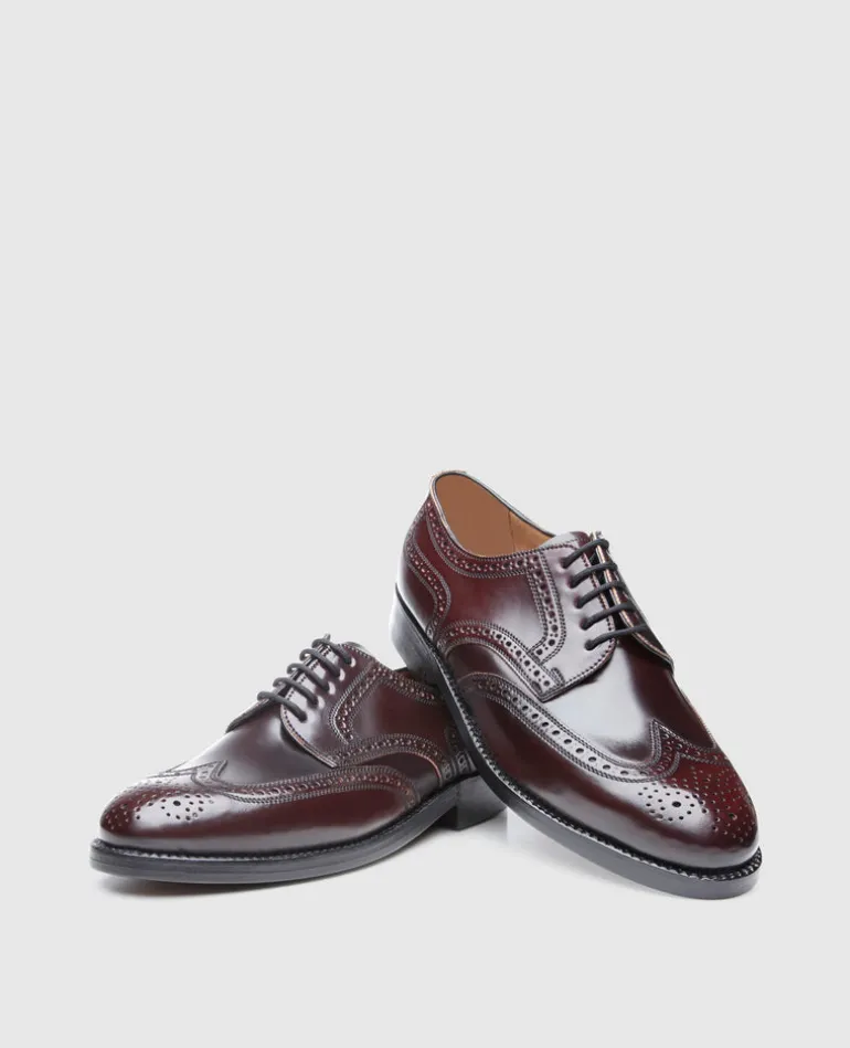 Heinrich Dinkelacker Herren London Full-Brogue C - Oxblood