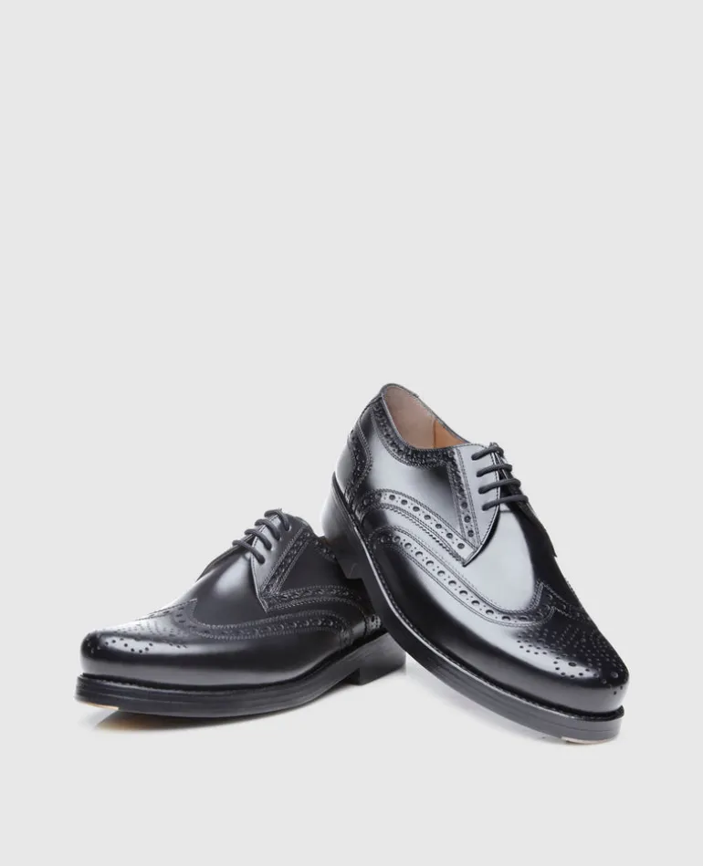 Heinrich Dinkelacker Herren Rio Full-Brogue BC - Schwarz