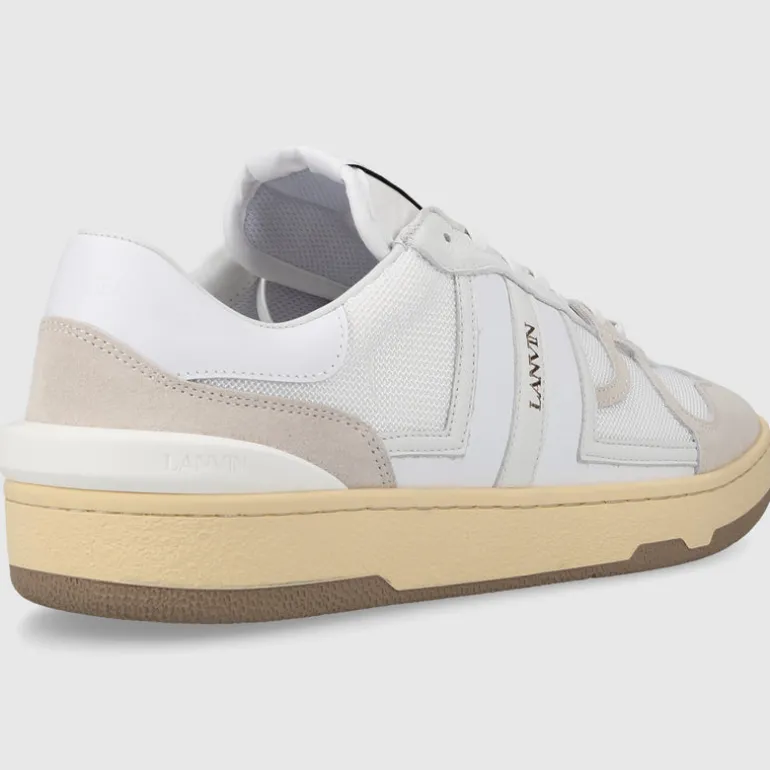 Lanvin Herren Sneaker low MESH CLAY Veloursleder