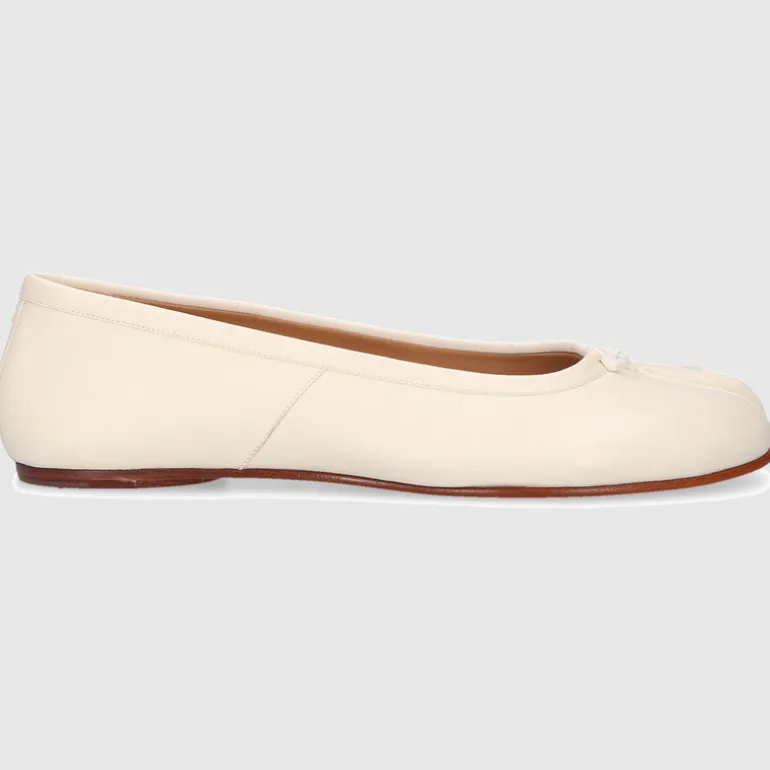 Maison Margiela Damen Ballerinas TABI FLAT Kalbsleder