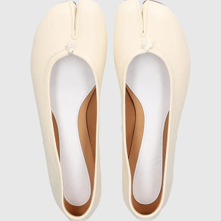 Maison Margiela Damen Ballerinas TABI FLAT Kalbsleder