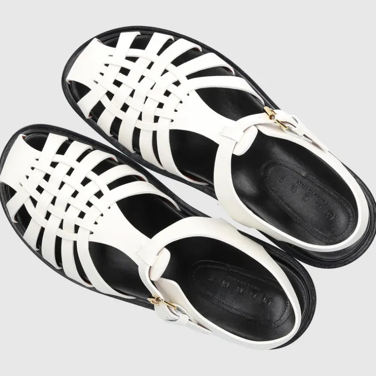 Marni Damen Sandalen SAMS016901 Kalbsleder