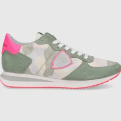 Philippe Model Damen Sneaker low TZLD-CN24 Veloursleder