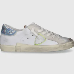 Philippe Model Damen SNEAKER PRLD WEISS-SILBER