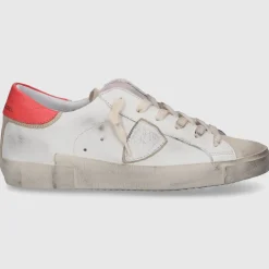 Philippe Model Damen SNEAKER PRLD WEISS-ORANGE