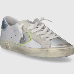 Philippe Model Damen SNEAKER PRLD WEISS-SILBER