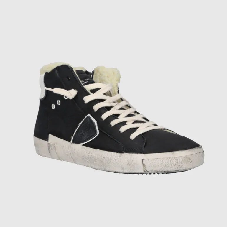 Philippe Model Damen Sneaker high PRHU WF03 Kalbsleder