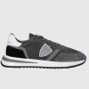 Philippe Model Herren Sneaker low TYLU W035 Veloursleder